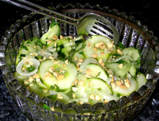 Salada de pepino tailandês de Rick