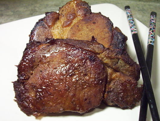 carne de porco assada - estilo chinês