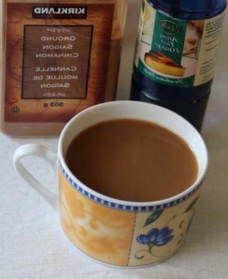 café de canela marroquino com água de flor de laranjeira
