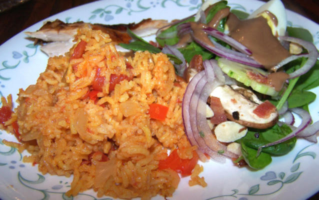 arroz mexicano açafrão rojo