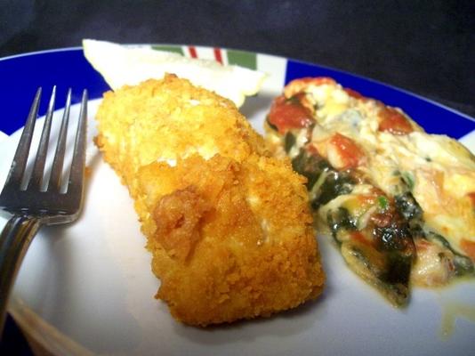 salmão com crosta de parmesão assado