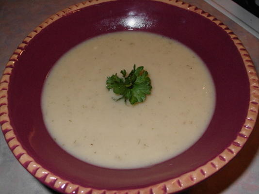 sopa de couve-flor de batata