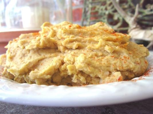 hummus grego com baixo teor de gordura