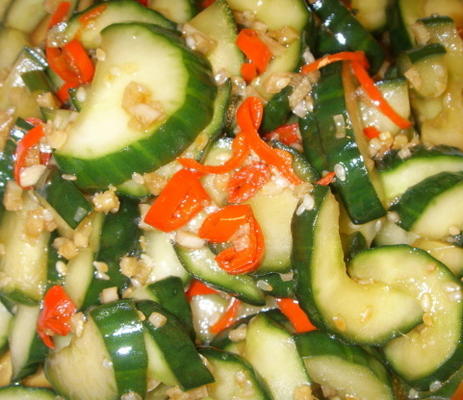 salada de pepino chinês crocante