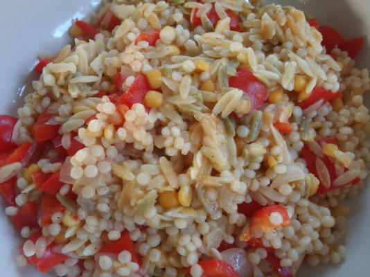 cuscuz de pimentão vermelho