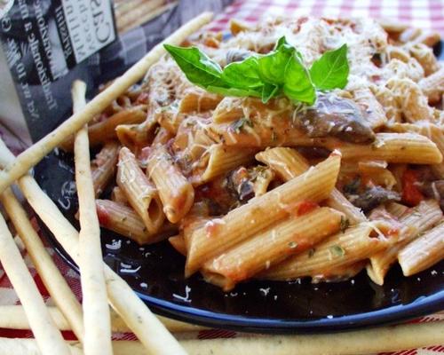 baixo teor de gordura penne a la vodka