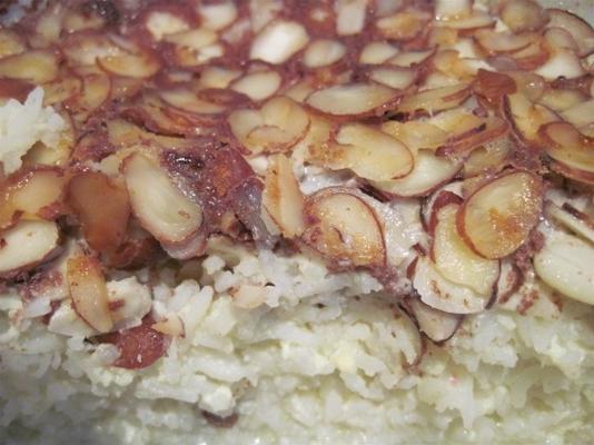 pudim de arroz cozido (uni riisipuuro)