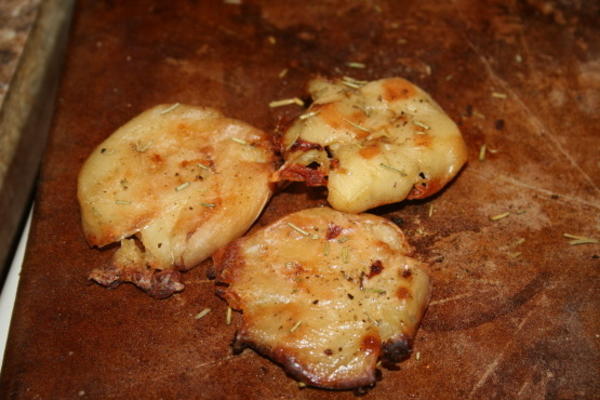 batatas assadas duas vezes torradas