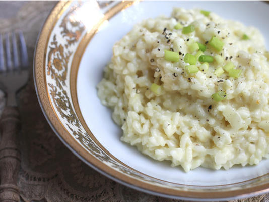 risoto de queijo de três emeril