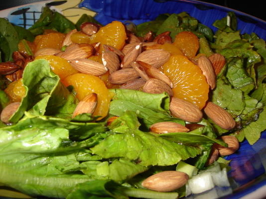 salada de espinafre mandarina