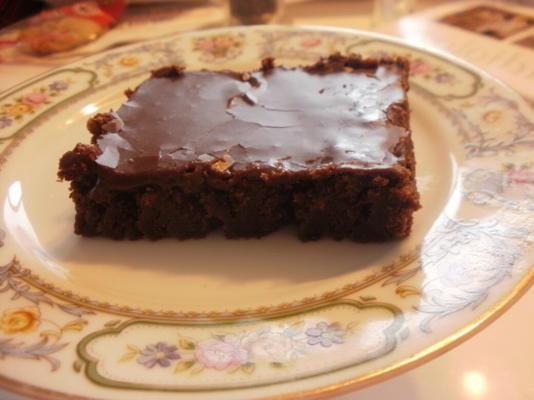 melhores brownies com cobertura