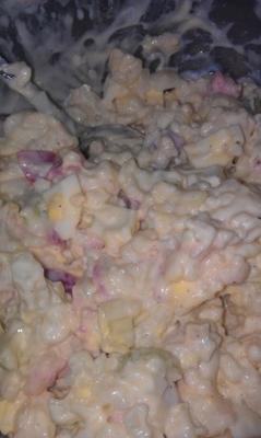 salada não-batata (baixo carboidrato)
