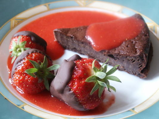 Bolo de mousse de chocolate congelado