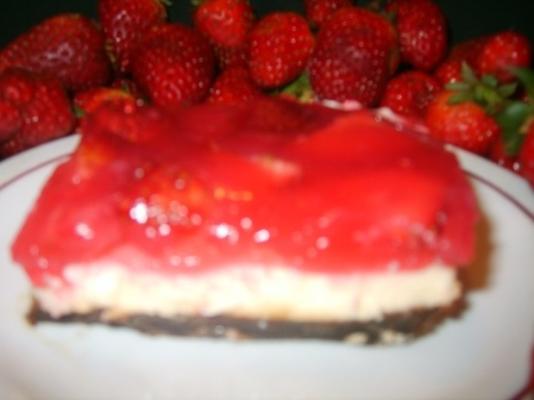 não assar cheesecake de morango