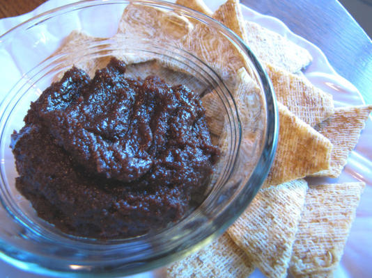 chocolate mergulho de manteiga de amendoim