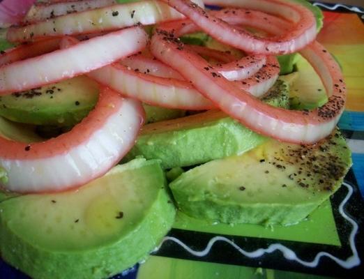 salada de abacate (ensalada de aguacate)