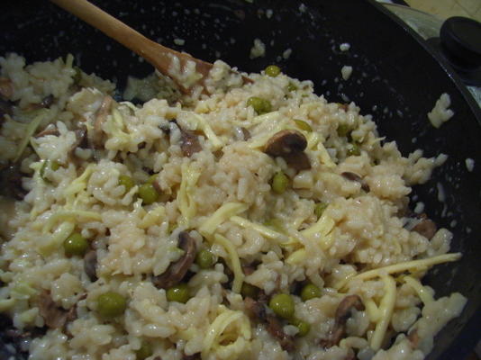 risoto com ervilhas (frança)