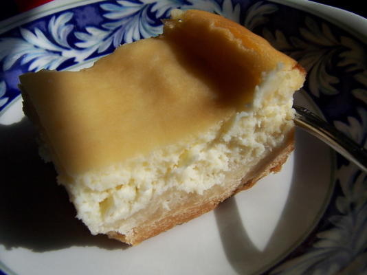 quadrados de queijo creme de limão