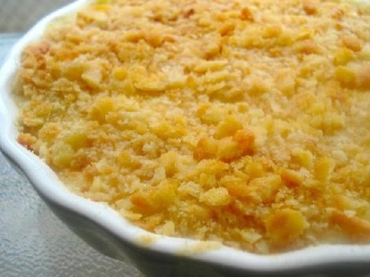 macarrão cremoso e queijo para um