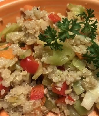 pilaf de quinoa vegetal
