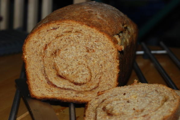 pão de passas canela trigo rústico