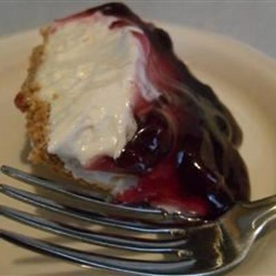 torta de cheesecake de cereja