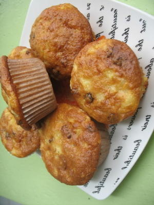 muffins de cenoura de morning glory