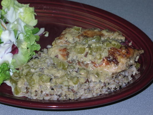faisão com arroz selvagem