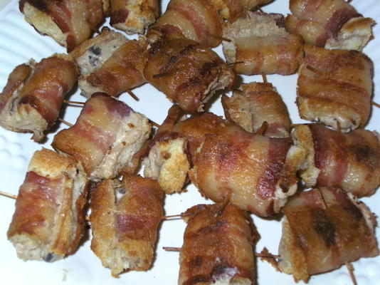 aperitivos rolo de bacon