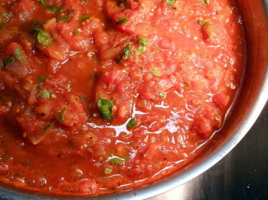 molho de macarrão tomate fresco