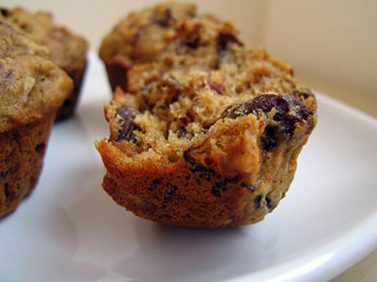 muffins de frutas sem açúcar