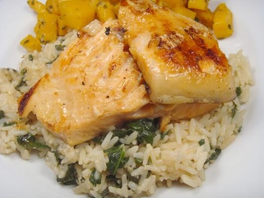 salmão grelhado dijon-maple