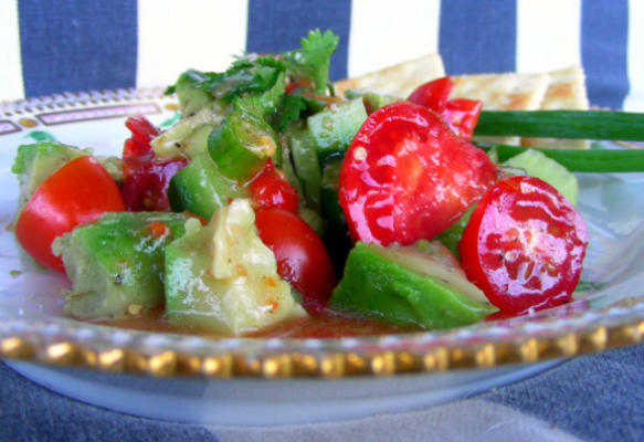 salada de guacamole