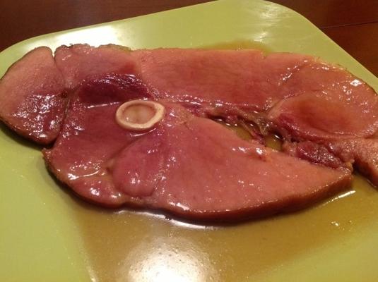 Bifes de presunto vitrificado