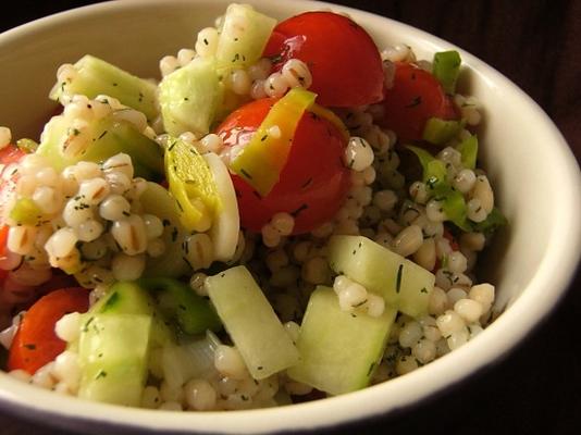 salada de cevada vegetal