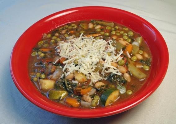 pesto de sopa de legumes (panela de barro)