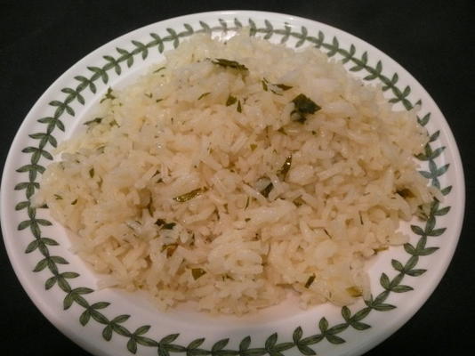 arroz de erva de manteiga