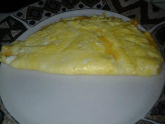 minha melhor omelete de queijo