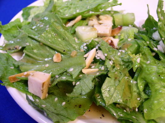 salada de frango chinês e molho