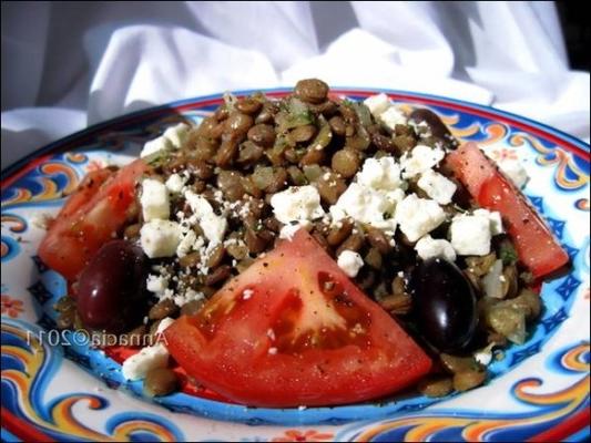 salada de lentilhas turcas (adas salatasi)
