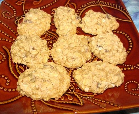 muito baixo teor de gordura, deliciosos biscoitos de aveia