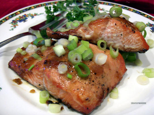 salmão temperado