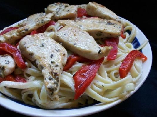 frango fettuccini alfredo