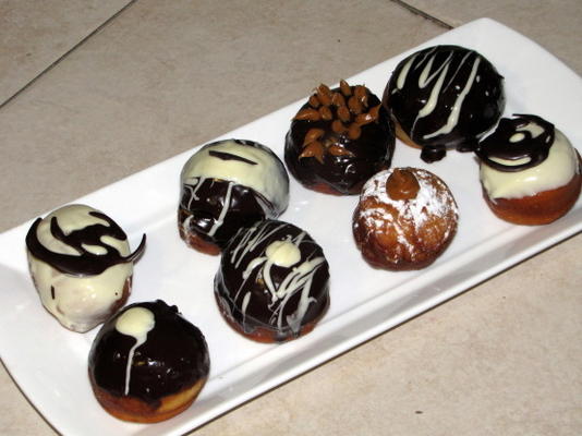 sufganiot (donuts de geléia de hanukkah)