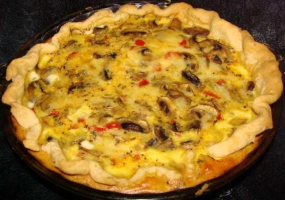 quiche de cogumelos