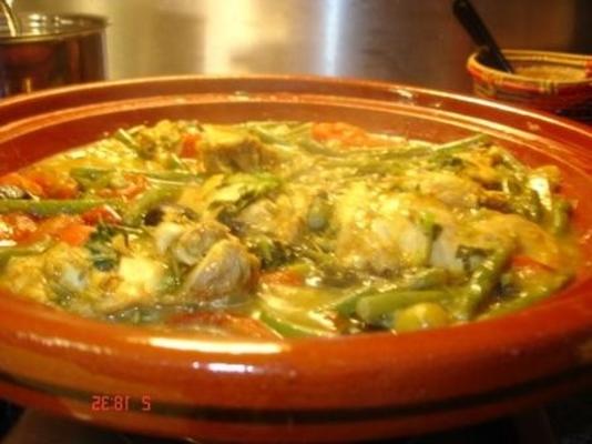 tajine msir zeetoon - frango marroquino com limões
