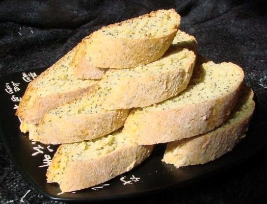 biscotti alaranjado da semente de papoila