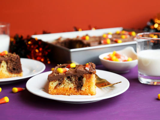 bolo de puxão de halloween