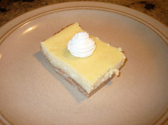 as incríveis barras de cheesecake de limão da laura