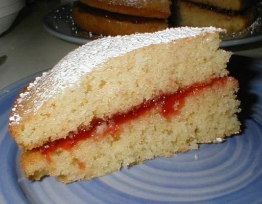 tradicional britânico sanduíche de pão de ló vitoriano